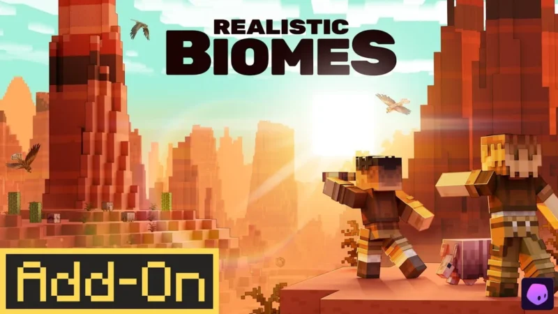 Realistic Biomes 1.2 Addon For Minecraft PE/Bedrock