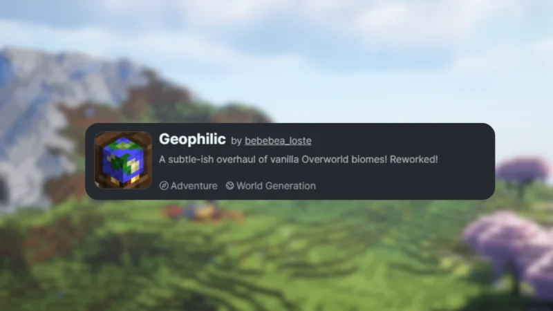 Geophilic Datapack 1.19 → 1.21.9