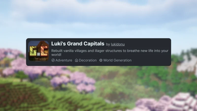 Luki’s Grand Capitals Datapack 1.19 → 1.21.8