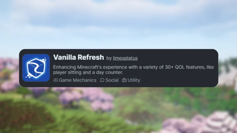 Vanilla Refresh Datapack 1.18 → 1.21.9